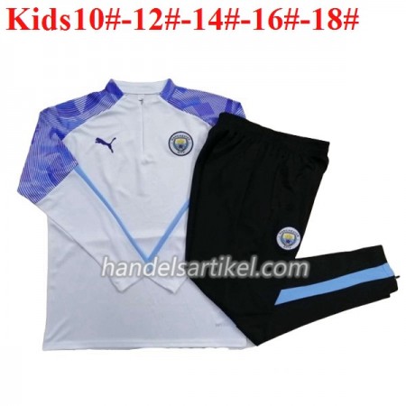 Manchester City 2020-2021 Kinder Sweatshirts Anzüge M001